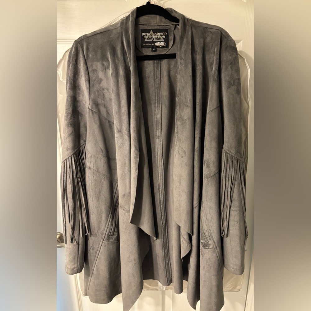Powder River Women's Gray Fringe Jacket